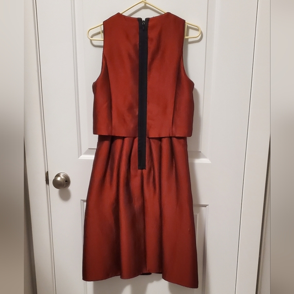 2/$69 BNWT deep red 🖤❤️ dress with black zipper detail  SZ 6 - Picture 10 of 16